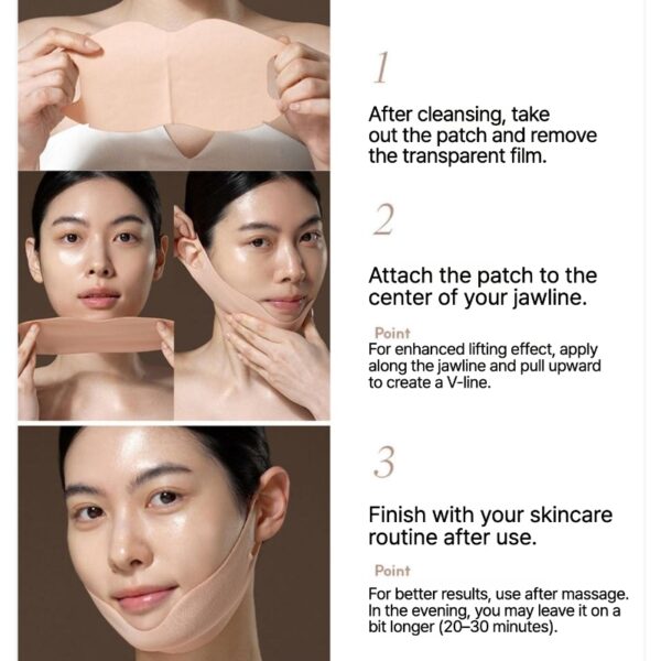 MARSHIQUE Line Lifting Hydrogel Patch For Jawline 3ea - Image 5