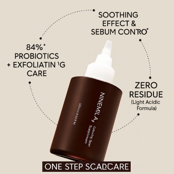 NINEMILA Calming Beer Scalp Serum 120ml Set (+Shampoo 60ml) - Image 4