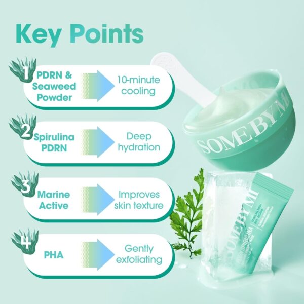 SOME BY MI PDRN Spirulina Soothing Sherbet Mask [#10 Sticks] - Image 4
