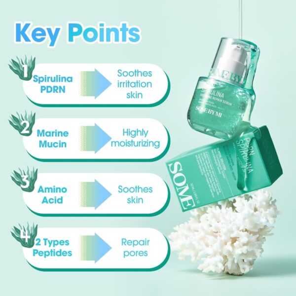 SOME BY MI PDRN Spirulina Soothing Repair Serum - Image 4