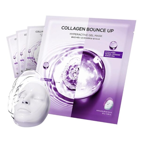 SNP Collagen Bounce Up Hyperactive Gel mask [#4 Masks]