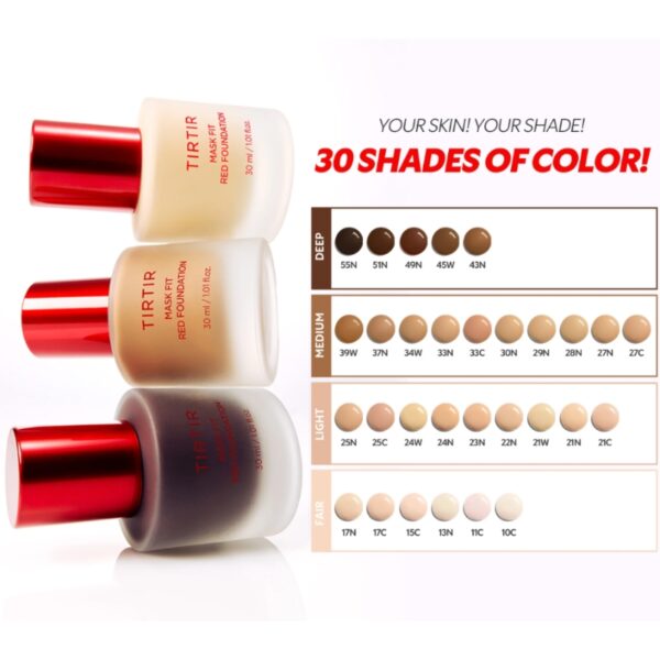 TIRTIR Mask Fit Red Foundation [#3 Colors] - Image 4