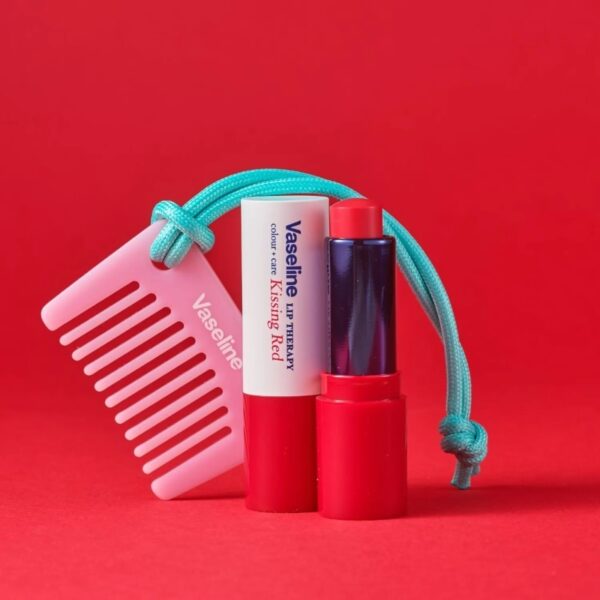 Vaseline Lip Therapy Colour + Care Double Pack (+Comb Keyring) [#2 Colors] - Image 2