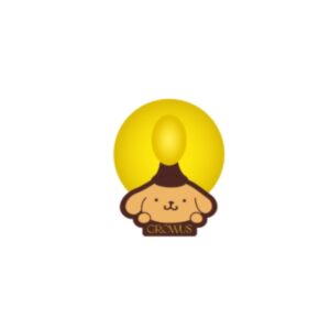 Sanrio Pompompurin x GROWUS Scalp Shampoo Brush