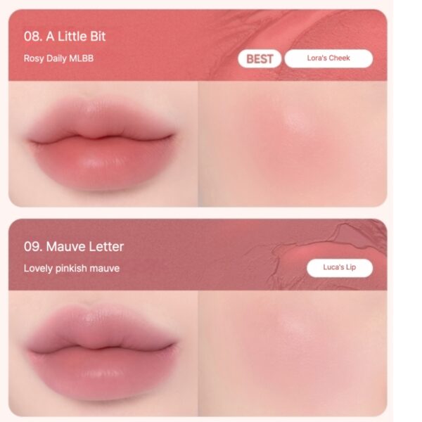 BANILA CO Romantic Blush Lip & Cheek (+Jelly Key Ring pink) - Image 6