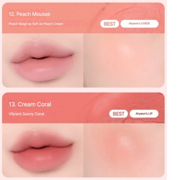 BANILA CO Romantic Blush Lip & Cheek (+Jelly Key Ring pink) - Image 7