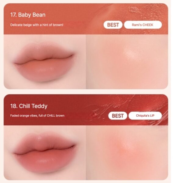 BANILA CO Romantic Blush Lip & Cheek (+Jelly Key Ring pink) - Image 8