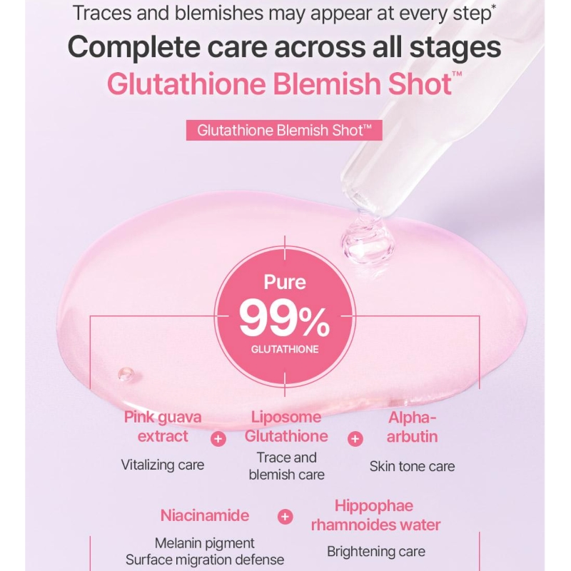 begins by JUNGSAEMMOOL Pink Guava Glutathione Blemish Serum Refill Set - Image 5