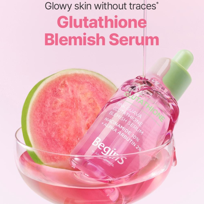 begins by JUNGSAEMMOOL Pink Guava Glutathione Blemish Serum Refill Set - Image 2