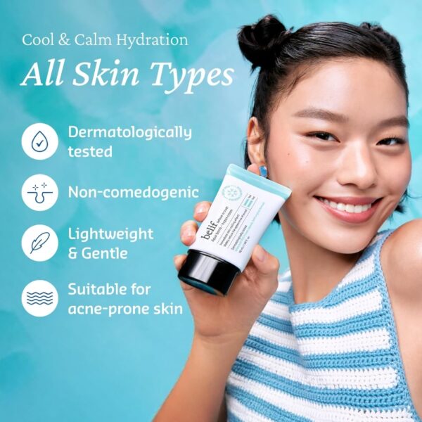 belif Aqua Bomb Frozen Cream Set (+ Serum 18ml + Massager) - Image 6
