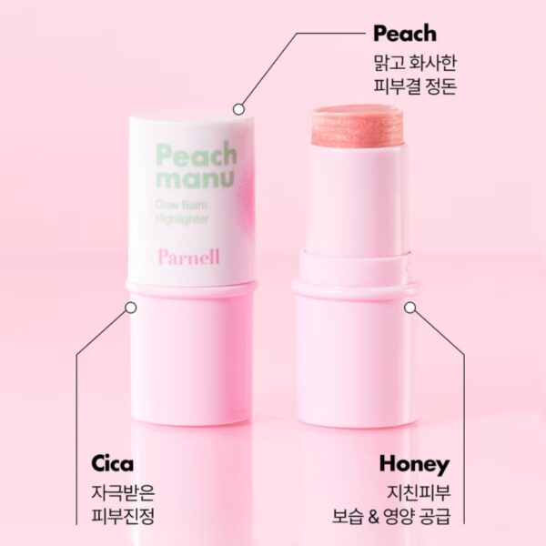 Parnell Peach Manu Glow Balm Highighter [#2 Colors] - Image 6