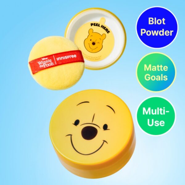 Pooh Edition x INNISFREE No-Sebum Mineral Powder [#3Type] - Image 3
