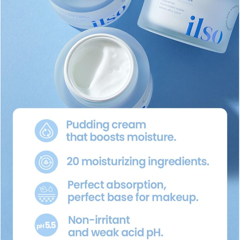 ilso Daily Moisture Pudding Cream - Image 3