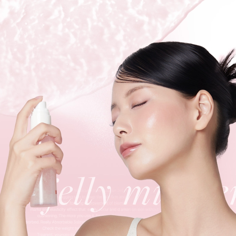 Medicube PDRN Pink Collagen Glow Jelly Mist Serum 100ml - Image 4