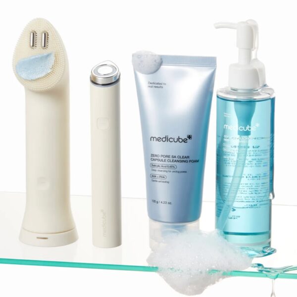 medicube AGE-R Booster Pro mini Plus + Booster Vibration Cleanser [#Pink] - Image 8