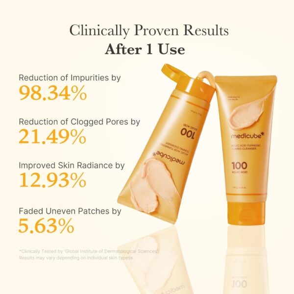Medicube Kojic Acid Turmeric Toning Cleanser - Image 4