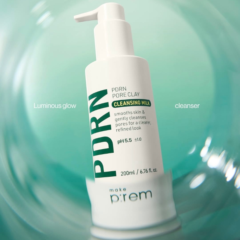 makeprem PDRN Pore Clay Cleansing Milk Set (+Cleansing Foam 50ml) - Image 2