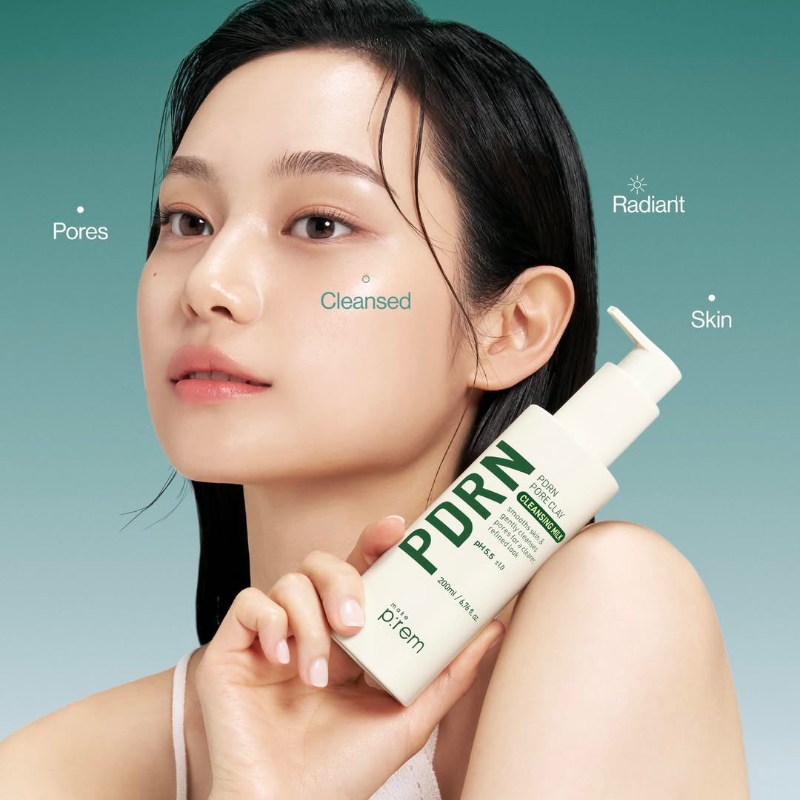 makeprem PDRN Pore Clay Cleansing Milk Set (+Cleansing Foam 50ml) - Image 4
