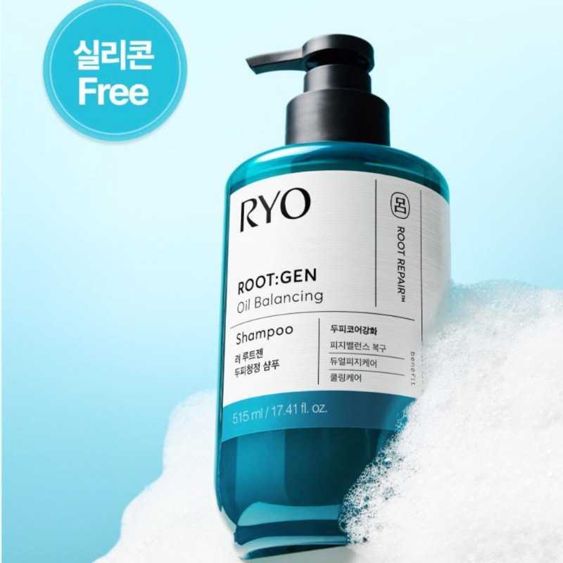 Ryo Root:Gen Oil Balancing Shampoo 515ml Set (+100ml) - Image 3