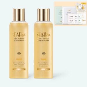 d'Alba Vita Toning Serum Toner 180ml Double Set (+White Truffle Premium Kit_