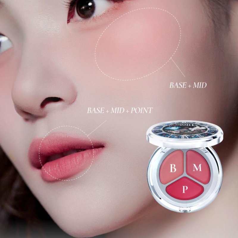 Dinto Glowing Time To Kiss & Blush Set (+Wonder Glitter) - Image 3