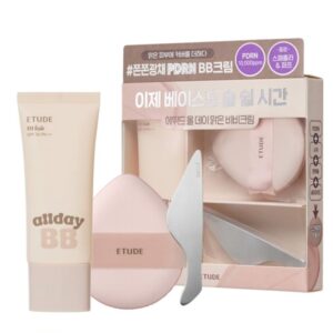 ETUDE All Day BB Cream Set [#3 Colors] (+Puff+Spatula)