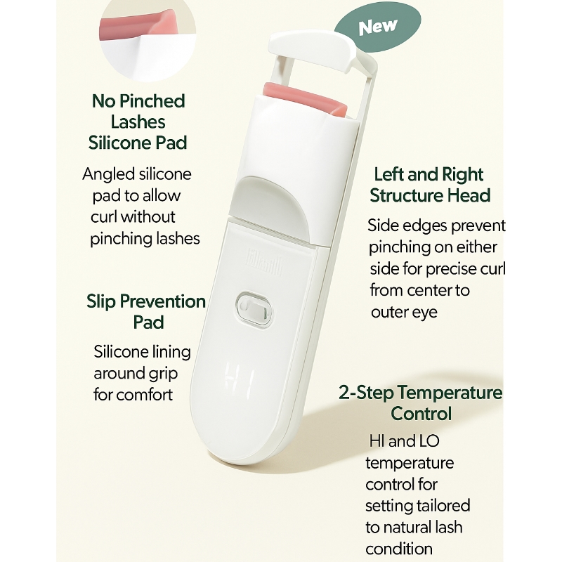 Fillimilli Heating Eyelash Curler 22R (Rechargeable) - Image 2