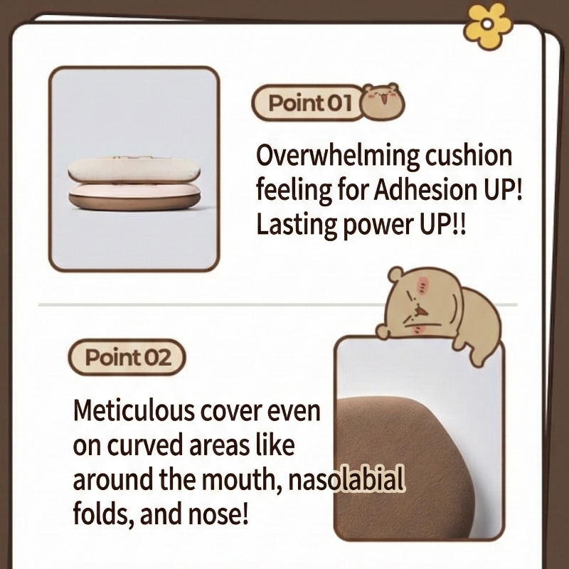 Wadadabear x HWAHONG M Chestnut Puff (+case + sticker) - Image 3