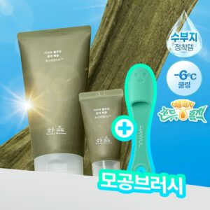 HANYUL Pure Artemisia Cleansing Pack Foam 120ml (+ 15ml +Finger Brush)