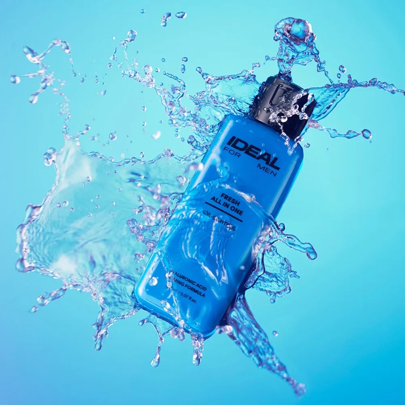 NEW💖 Ideal for Men Fresh All In One Oil Control 150ml 1+1 Set - Image 2