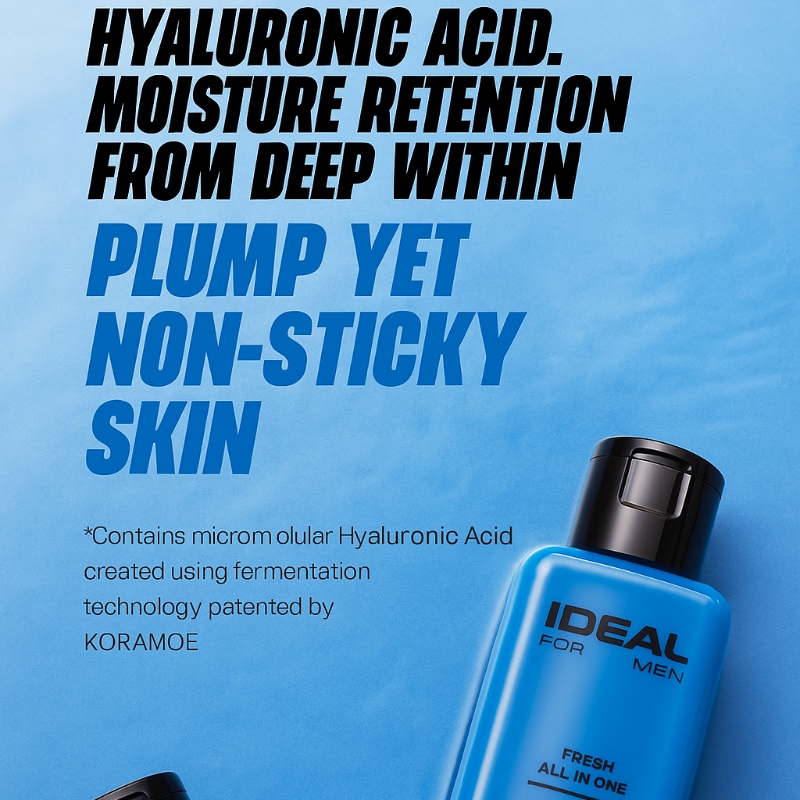 NEW💖 Ideal for Men Fresh All In One Oil Control 150ml 1+1 Set - Image 4