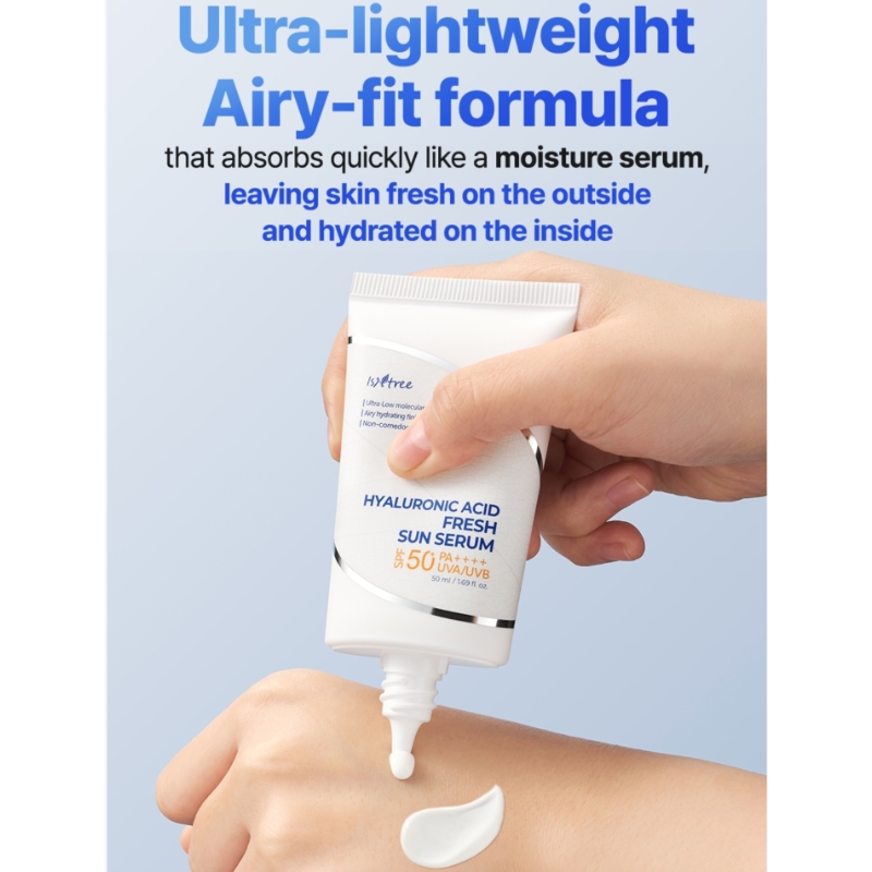 Hyaluronic Acid Fresh Sun Serum SPF50+ PA++++ Broad Spectrum - Image 3