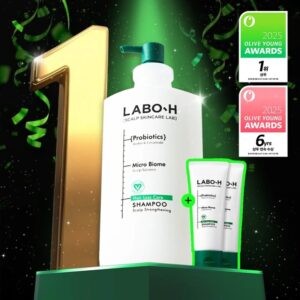 LABO-H Scalp Strenghtening Clinic Shampoo 750ml SET (+120ml*2)