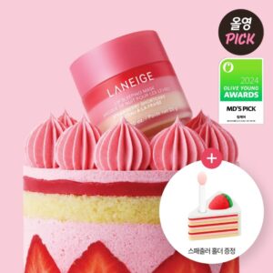 LANEIGE Lip Sleeping Mask Strawberry Shortcake (+Spaler Holder)
