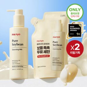 ma:nyo Pure Soybean Cleansing Milk 200ml Set (+Refill 100ml)