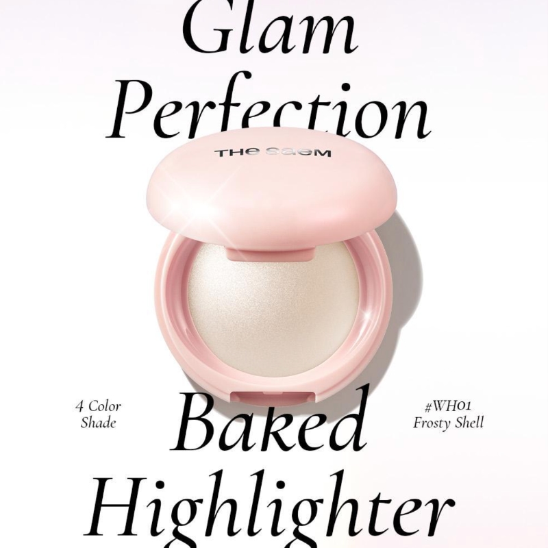 THE SAEM Glam Perfection Baked Highlighter (+Brush) Set - Image 3