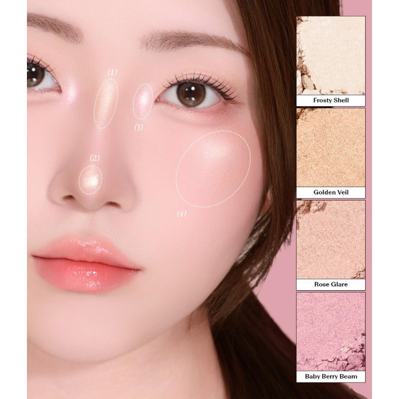 THE SAEM Glam Perfection Baked Highlighter (+Brush) Set - Image 9