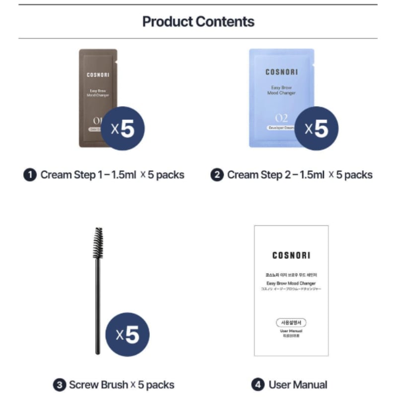 COSNORI Easy Brow Mood Changer 5 Applications (Mood Changer / Tone Changer) - Image 13