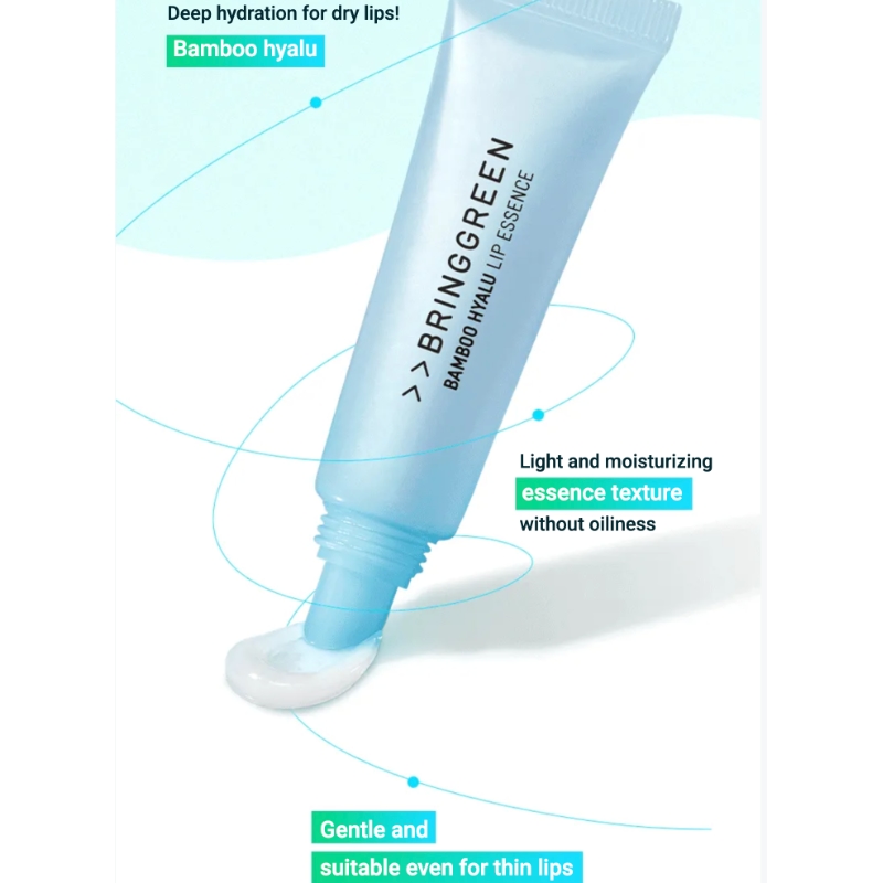 BRINGGREEN Bamboo Hyalu Lip Essence Triple Pack (+Hand Cream 10ml) Set - Image 3