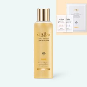 d'Alba Vita Toning Serum Toner 180ml (+ White Truffle Welcome 3 Kit)