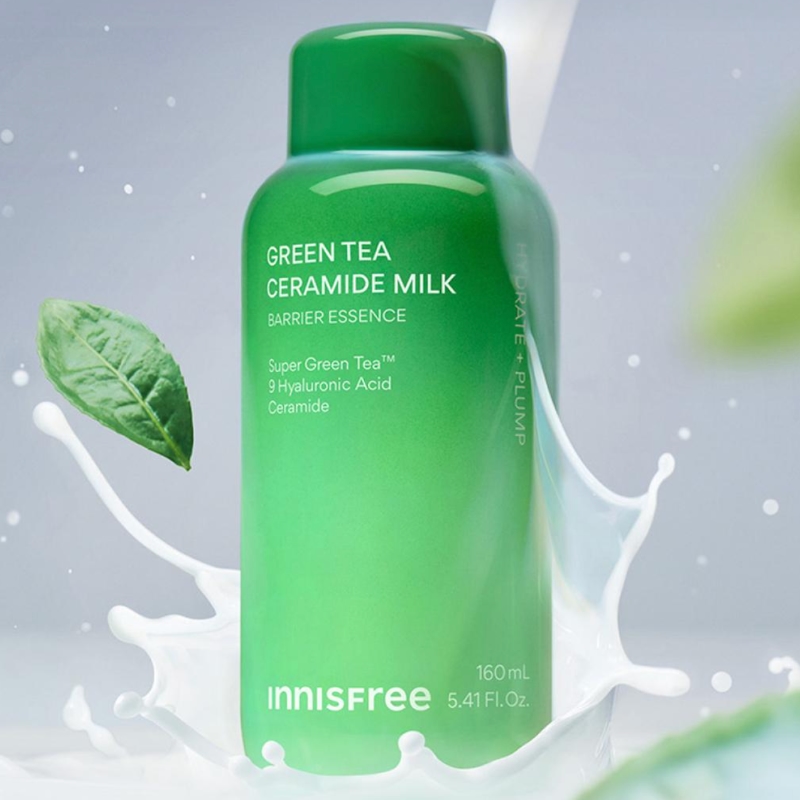 INNISFREE Green Tea Ceramide Milk 160ml Set (+25ml)