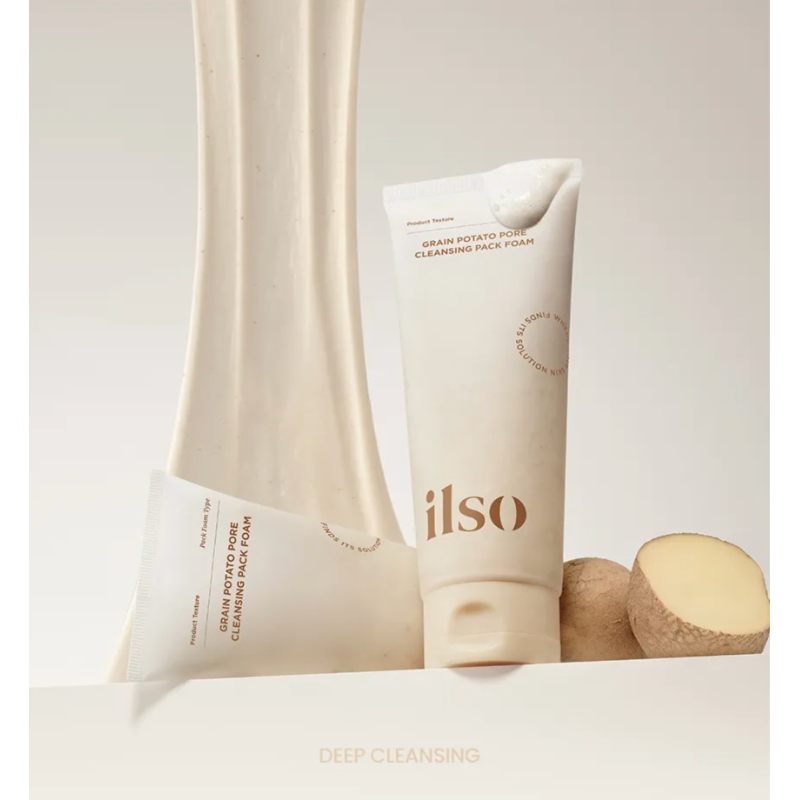 BOOSIL GAMJA x ilso Grain Potato Cleansing Pack Foam Set (+Cleansing Brush+Potato Stickers) - Image 7