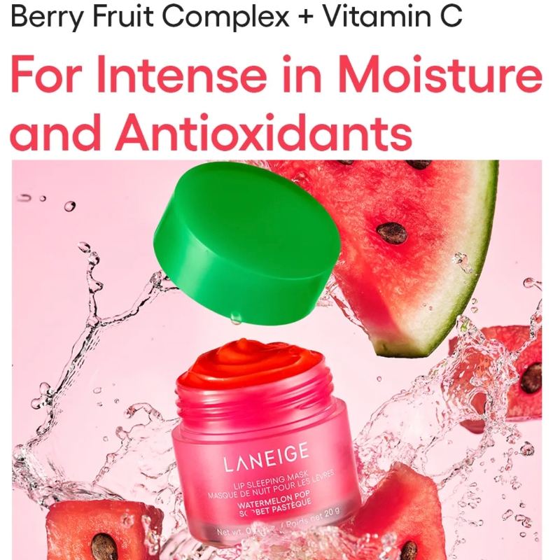 LANEIGE Lip Sleeping Mask EX #Watermelon Pop - Image 4