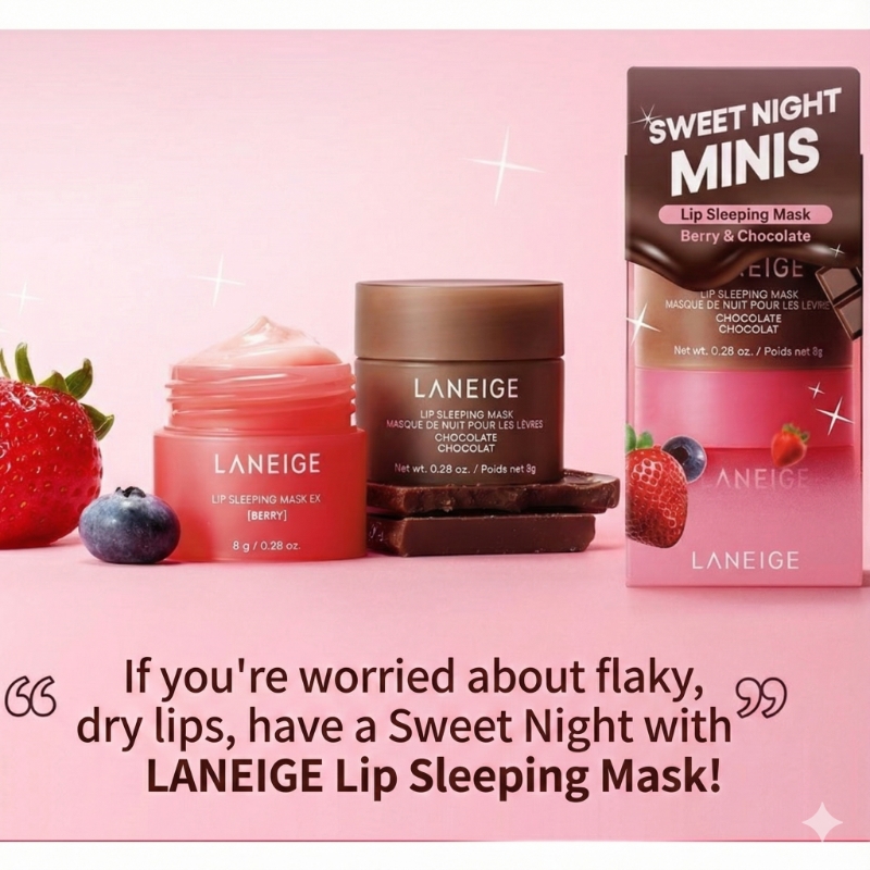 LANEIGE Lip Sleeping Mask EX Berry & Choco Special Set - Image 3