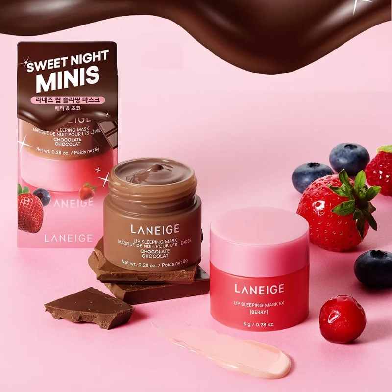 LANEIGE Lip Sleeping Mask EX Berry & Choco Special Set