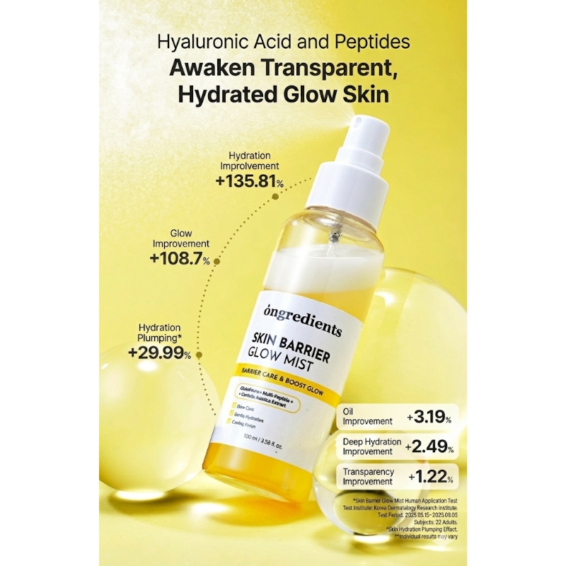 MINIONS x ongredients Skin Barrier Glow Mist 100ml Set (+50ml+Keyring) - Image 5