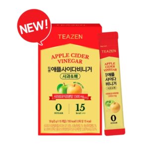 Teazen Apple Cider Vinegar Apple & Pear 10 Sticks