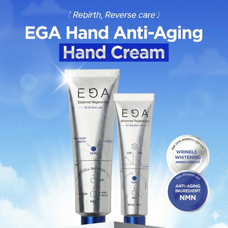 EGA Essential Regenerator Hand Cream 50ml Set (+10ml+Advanced 10ml) - Image 3