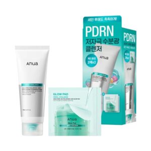 Anua PDRN Hyaluronic Acid Moisturizing Cleansing Foam Set (+PDRN Pad 2P*2ea)