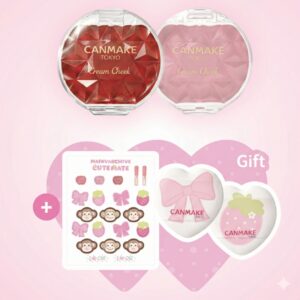 Canmake Cream Cheek Set (+Puff + sticker)